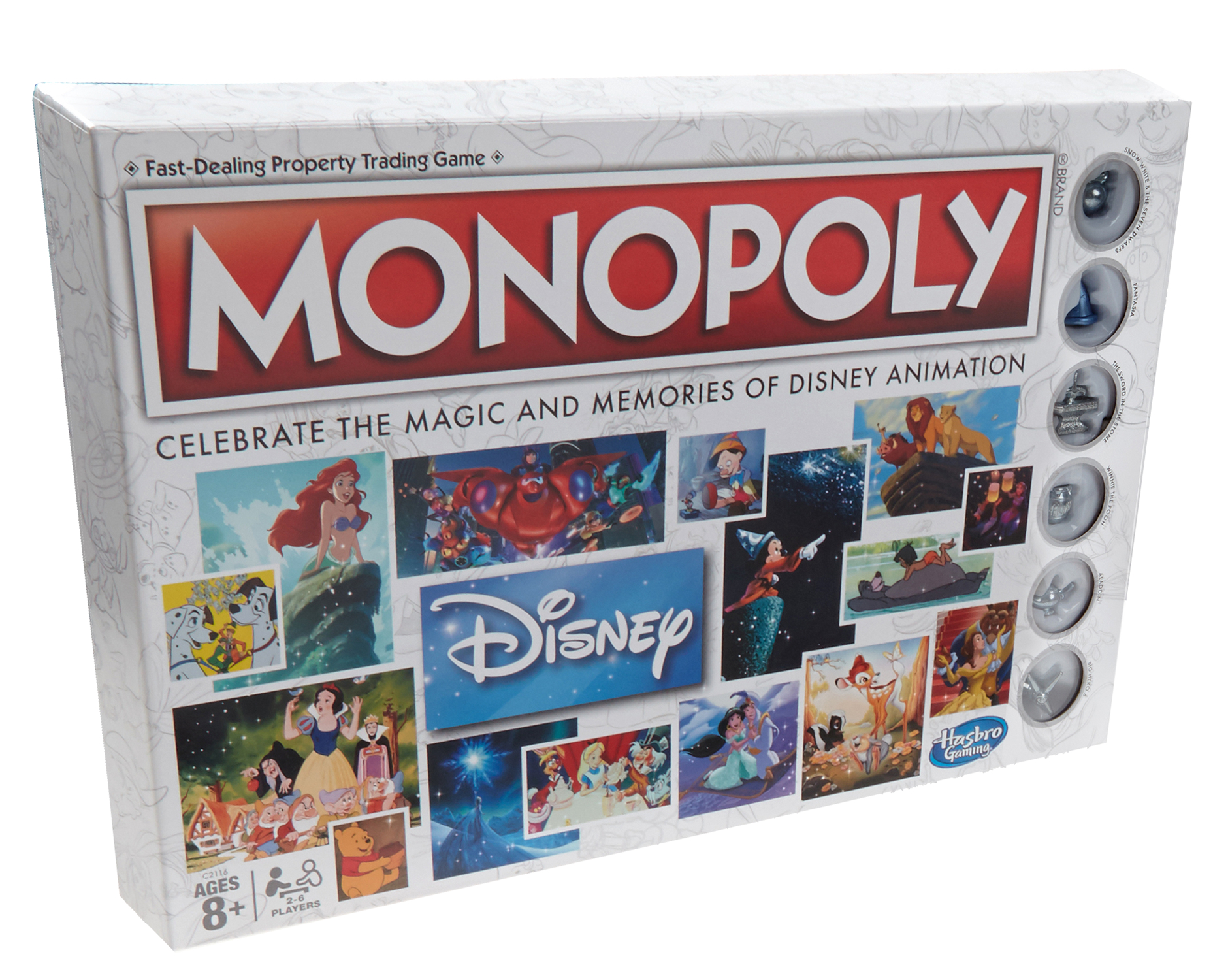 Monopoly Disney Animation Edition Board Game Monopolis Toko Board